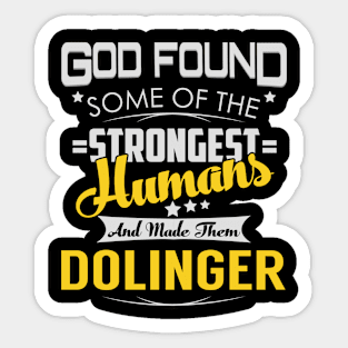 DOLINGER Sticker